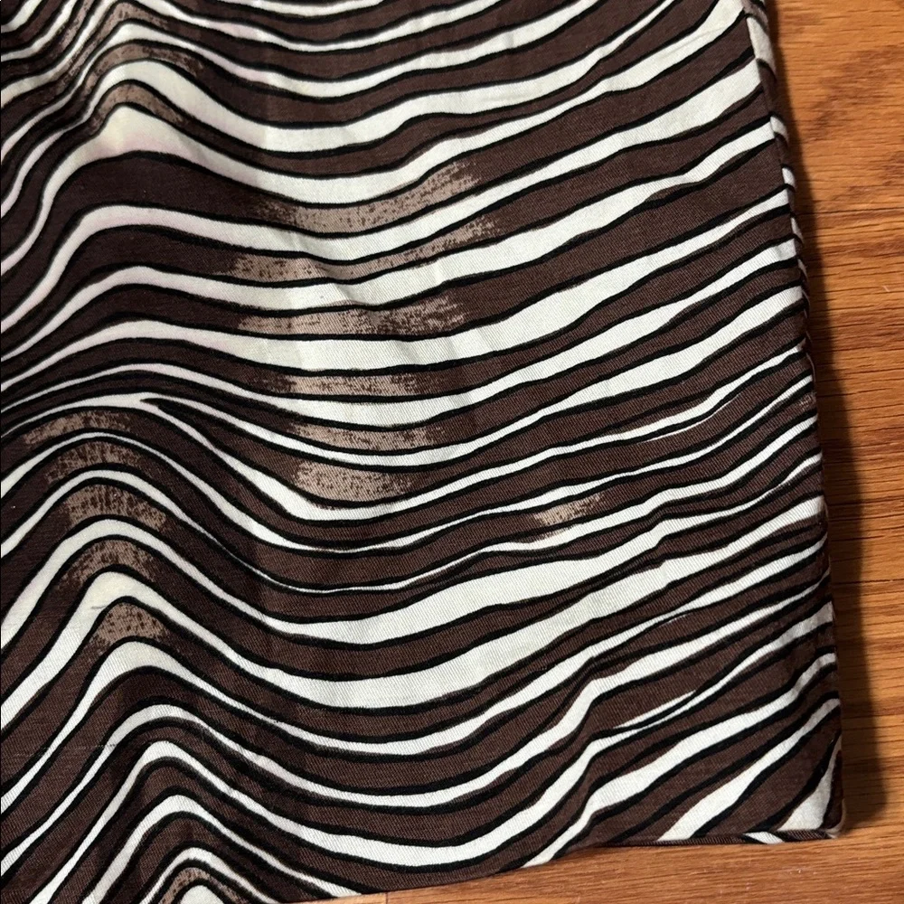 Tory Burch Black and White Mini Skirt